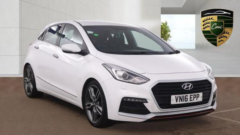 2016 Hyundai I30 1.6 T-Gdi Turbo Euro 6 5dr in White — image 1