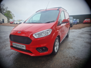 2023 Ford Transit Courier 1.0 Transit Courier Limited Van 1.0l Ecoboost 100ps Fwd 6 Speed Manual in Red — image 2