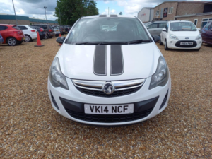 2014 Vauxhall Corsa 1.2 16v Sting Euro 5 3dr in White — image 2