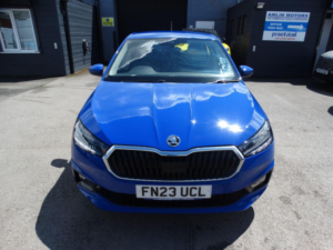 2023 Skoda Fabia 1.0 Tsi Se Comfort DSG Euro 6 (s/s) 5dr in Blue — image 2