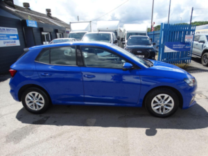 2023 Skoda Fabia 1.0 Tsi Se Comfort DSG Euro 6 (s/s) 5dr in Blue — image 4