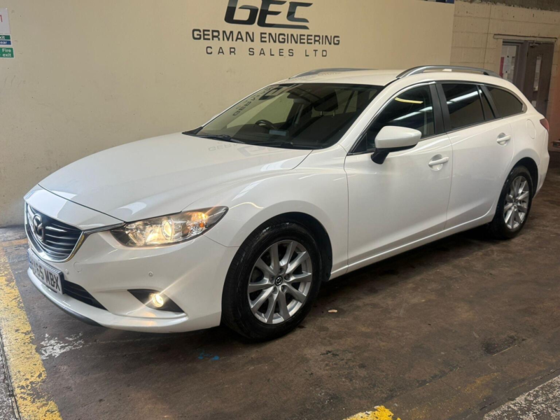 2015 Mazda Mazda6 2.2 Skyactiv-D Se-L Nav Tourer Euro 6 (s/s) 5dr in White — image 1