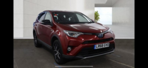 2018 Toyota Rav4 2.5 Vvt-H Design CVT 4WD Euro 6 (s/s) 5dr in Red — image 1