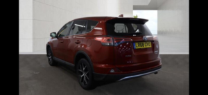 2018 Toyota Rav4 2.5 Vvt-H Design CVT 4WD Euro 6 (s/s) 5dr in Red — image 3