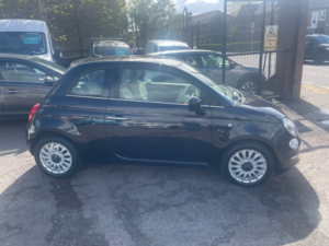 2017 Fiat 500 1.2 Lounge Hatchback 3dr Petrol Manual Euro 6 (s/s) (69 Bhp) in Black — image 3