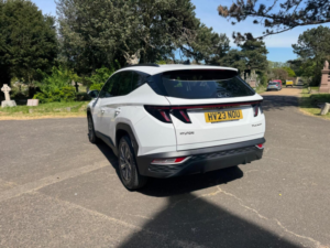2022 Hyundai Tucson 1.6 T-Gdi Mhev Se Connect Dct Euro 6 (s/s) 5dr in White — image 4