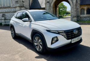 2022 Hyundai Tucson 1.6 T-Gdi Mhev Se Connect Dct Euro 6 (s/s) 5dr in White — image 6