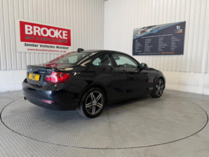 2017 BMW 2 Series 1.5 218i Sport Euro 6 (s/s) 2dr in Black — image 4