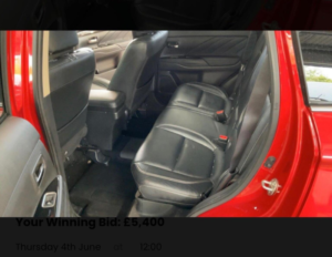 2017 Mitsubishi Outlander 2.0h 12kwh 4h CVT 4WD Euro 6 (s/s) 5dr in Red — image 5