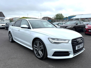2016 Audi A6 Saloon 2.0 Tdi Black Edition S Tronic Quattro Euro 6 (s/s) 4dr in White — image 2
