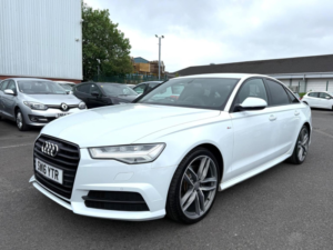 2016 Audi A6 Saloon 2.0 Tdi Black Edition S Tronic Quattro Euro 6 (s/s) 4dr in White — image 3