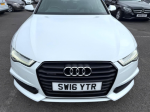 2016 Audi A6 Saloon 2.0 Tdi Black Edition S Tronic Quattro Euro 6 (s/s) 4dr in White — image 6