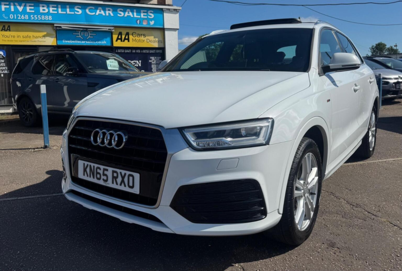 2015 Audi Q3 2.0 Tdi S Line Euro 6 (s/s) 5dr in White — image 1