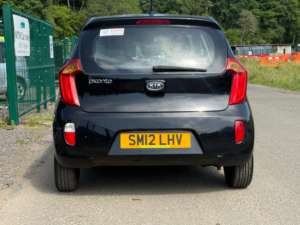2012 Kia Picanto 1.0 1 Hatchback 5dr Petrol Manual Euro 5 (68 Bhp) in Black — image 6