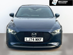 2024 Mazda Mazda3 2.0 E-Skyactiv-G Mhev Exclusive-Line Auto Euro 6 (s/s) 5dr in Blue — image 2