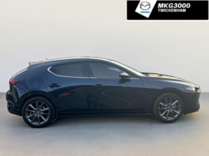 2024 Mazda Mazda3 2.0 E-Skyactiv-G Mhev Exclusive-Line Auto Euro 6 (s/s) 5dr in Blue — image 3