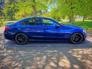 2018 Mercedes-Benz C Class 2.1 C220d Amg Line G-Tronic+ Euro 6 (s/s) 4dr in Blue — image 3