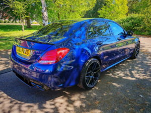 2018 Mercedes-Benz C Class 2.1 C220d Amg Line G-Tronic+ Euro 6 (s/s) 4dr in Blue — image 4