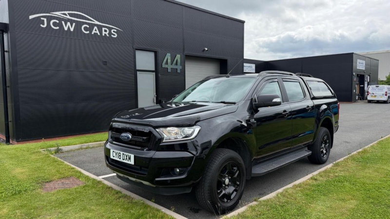 2018 Ford Ranger 2.2 Tdci Black Edition Auto 4WD Euro 6 4dr in Black — image 1