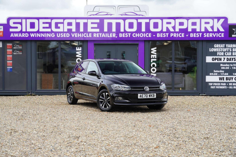 2021 Volkswagen Polo 1.0 Evo United Euro 6 (s/s) 5dr in Black — image 1