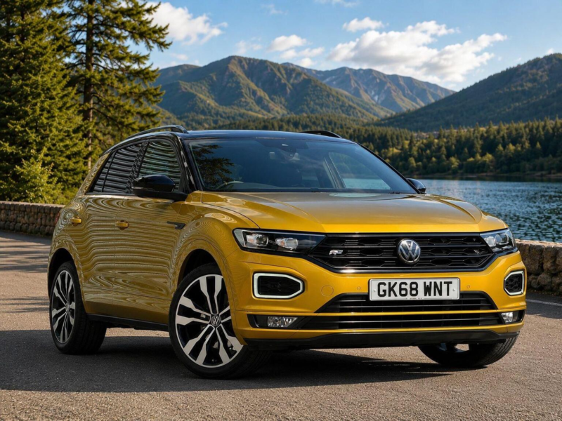 2018 Volkswagen T-Roc 1.5 Tsi Evo R-Line DSG Euro 6 (s/s) 5dr in Yellow — image 1