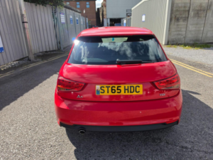 2015 Audi A1 1.6 Tdi Sport Euro 6 (s/s) 3dr in Red — image 5