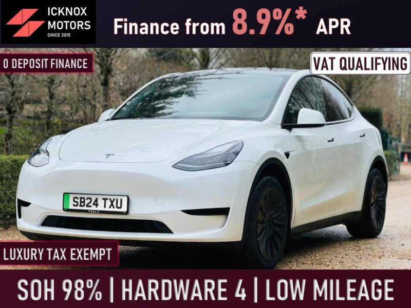 2024 Tesla Model Y Auto Rwd 5dr in White — image 1