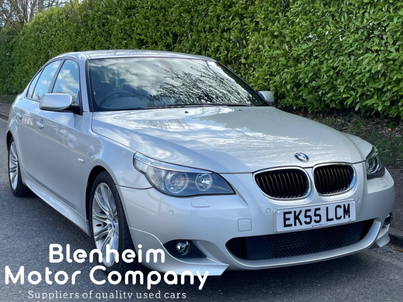 2005 BMW 5 Series 535d (268bhp) M Sport 4dr Auto (55) Reg in Silver — image 1
