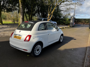 2018 Fiat 500c 1.2 1.2 69hp Lounge Convertible,half Lth,fsh in White — image 4