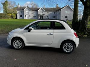 2018 Fiat 500c 1.2 1.2 69hp Lounge Convertible,half Lth,fsh in White — image 5