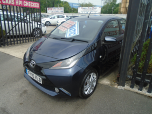 2015 Toyota Aygo 1.0 Vvt-I X-Pression X-Wave 5dr Petrol X-Shift Euro 5 Euro 5 (68 Ps) in Blue — image 3