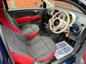 2016 Fiat 500 1.2 Pop Euro 6 (s/s) 3dr in Blue — image 3