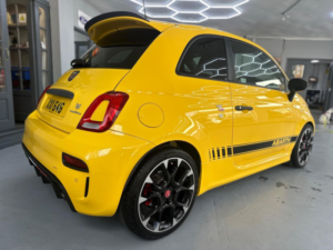 2017 Abarth 595 1.4 T-Jet Competizione Euro 6 3dr in Yellow — image 4