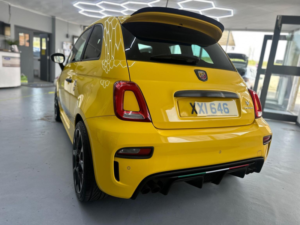 2017 Abarth 595 1.4 T-Jet Competizione Euro 6 3dr in Yellow — image 6