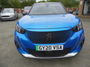 2020 Peugeot E-2008 50kwh Gt Line Auto 5dr in Blue — image 2