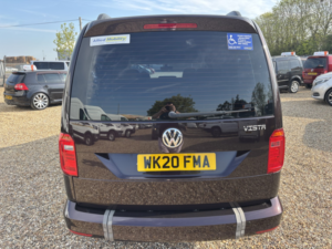 2020 Volkswagen Caddy Maxi Life Auto 7 SEAT Wav Automatic Wheelchair Accessible Vehicle 2.0 Tdi in Purple — image 6