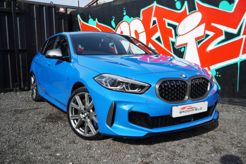2021 BMW 1 Series 2.0 M135i Hatchback 5dr Petrol Auto Xdrive Euro 6 (s/s) (306 Ps) in Blue — image 1
