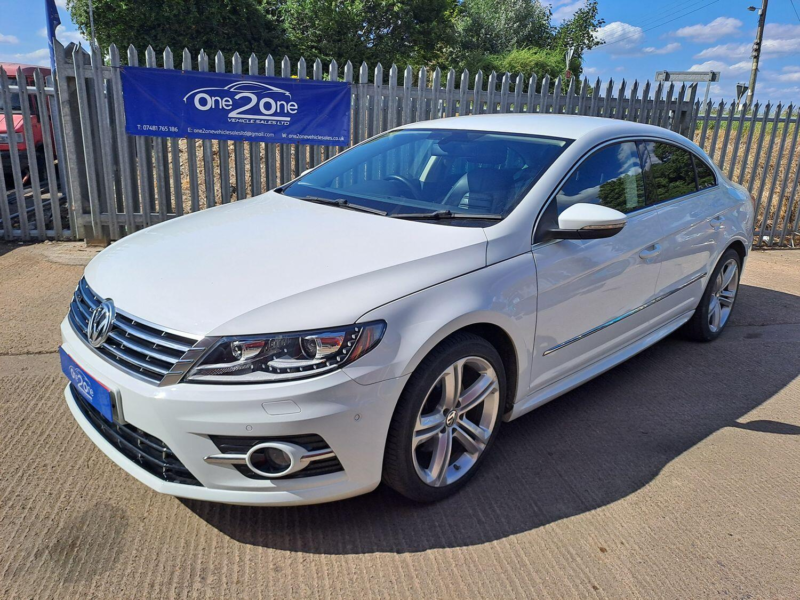 2016 Volkswagen Cc 2.0 Tdi Bluemotion Tech R-Line in White — image 1