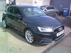 2017 Audi A1 1.6 Tdi S Line in Black — image 3