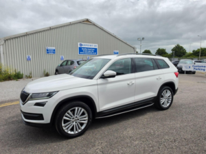 2018 Skoda Kodiaq 2.0 Tsi Se L DSG 4WD Euro 6 (s/s) 5dr (7 Seat) in White — image 3