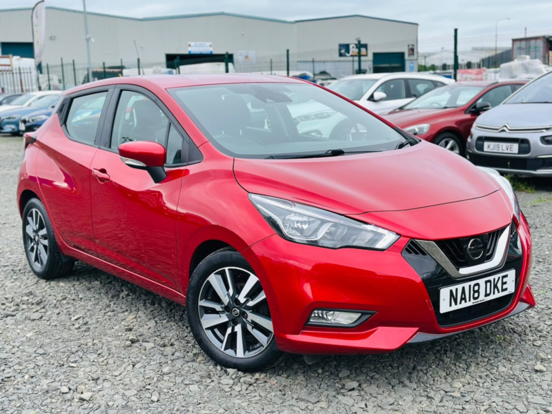 2018 Nissan Micra 1.0 Acenta in Red — image 1