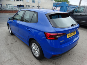 2022 Skoda Fabia 1.0 Mpi Se Comfort Euro 6 (s/s) 5dr in Blue — image 6