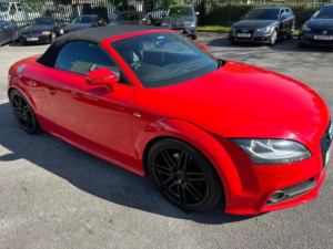2011 Audi Tt 1.8 Tfsi S Line Roadster Euro 5 2dr in Red — image 2