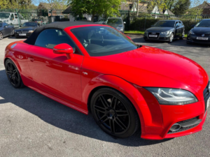 2011 Audi Tt 1.8 Tfsi S Line Roadster Euro 5 2dr in Red — image 5