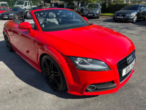 2011 Audi Tt 1.8 Tfsi S Line Roadster Euro 5 2dr in Red — image 6