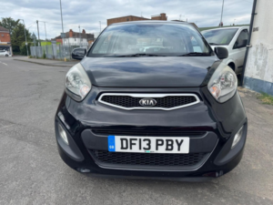 2013 Kia Picanto 1.0 1 Air Euro 5 5dr in Black — image 3