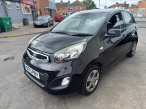 2013 Kia Picanto 1.0 1 Air Euro 5 5dr in Black — image 5
