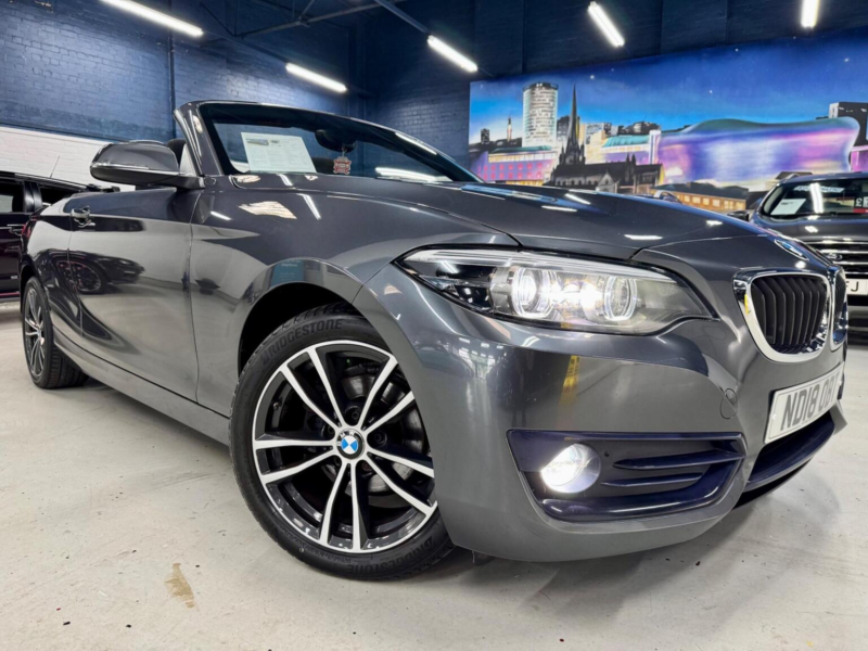 2018 BMW 2 Series 2.0 218d Sport Euro 6 (s/s) 2dr in Grey — image 1