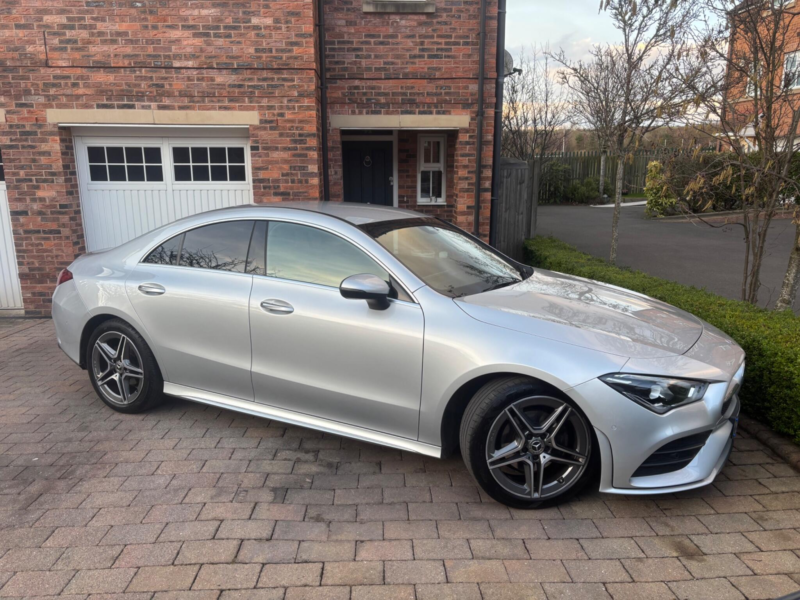 2021 Mercedes-Benz Cla 1.3 Cla180 Amg Line (premium 2) Coupe 7g-Dct Euro 6 (s/s) 4dr in Silver — image 1