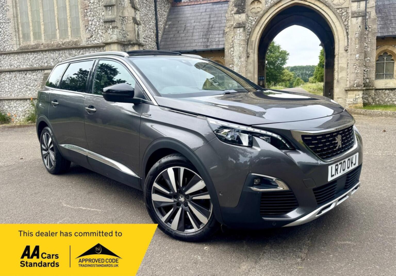 2020 Peugeot 5008 1.2 Puretech Gt Line Premium Euro 6 (s/s) 5dr in Grey — image 1